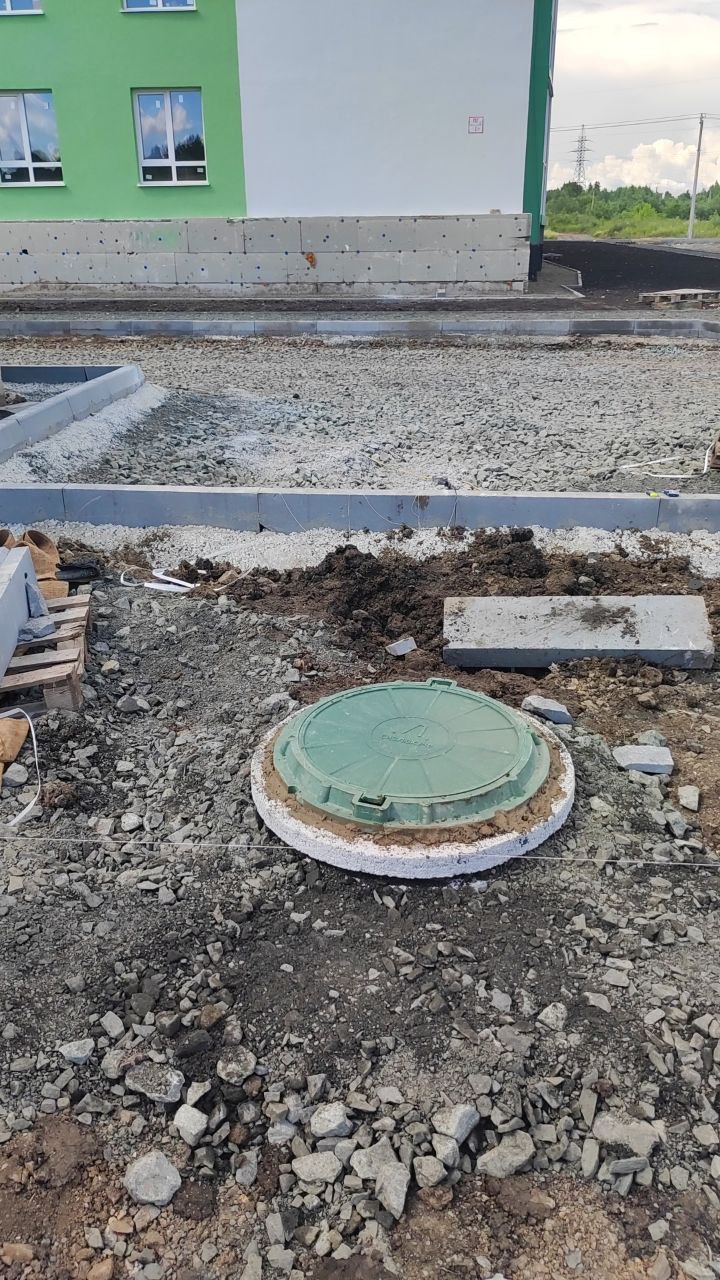 Установка кабельного колодца ККСр-1-10(80)